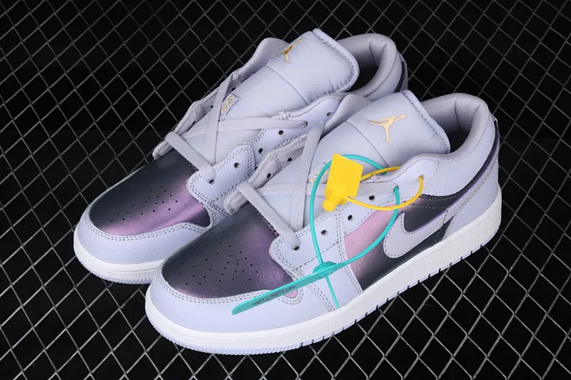 All categories Air Jordan Jordan series basketball shoes Air Jordan 1 Low Air Jordan 1 Low GS AJ1 Joe 1 electric purple low-top women's basketball shoes 554723-505